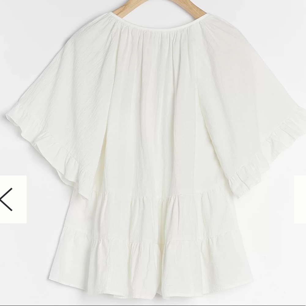 Anthropologie NWT XSP // GESINE TIERED SWING BLOUSE - Picture 2 of 8